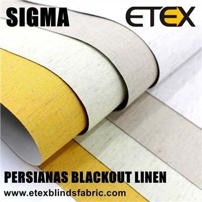 SIGMA rolgordijnstof in linnenlook